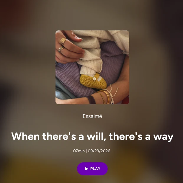 Une capsule audio consacrée aux souvenirs d’une famille
